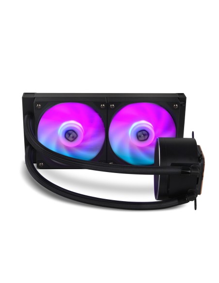 NOX X-240 LCD Procesador Refrigerador de aire 12 cm Negro 1 pieza(s)