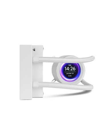 NOX X-240 LCD Procesador Refrigerador de aire 12 cm Blanco 1 pieza(s)