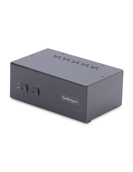 StarTech.com Switch KVM de 2 Puertos DisplayPort para 2 Monitores - Conmutador KVM 4K60Hz - Hub Ladrón 2x USB 5Gb - Hub 2x USB StarTech.com Switch KVM de 2 Puertos DisplayPort para 2 Monitores - Conmutador KVM 4K60Hz - Hub Ladrón 2x USB 5Gb - Hub 2x USB