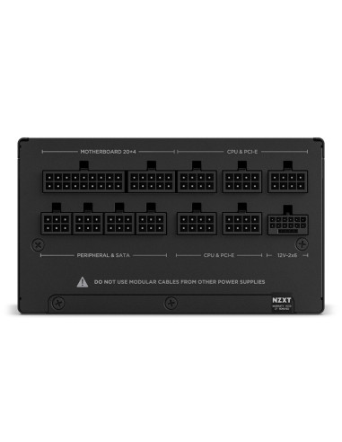 NZXT C1200 Gold unidad de fuente de alimentación 1200 W 24-pin ATX ATX Negro