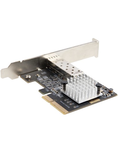 StarTech.com Tarjeta PCIe SFP+ de 10G - Adaptador de Red con 1 Puerto SFP+ Abierto para Módulos MSA o Cables Direct Attach -