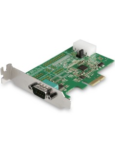 StarTech.com Tarjeta PCI Express Adaptadora de 1 Puerto Serie RS232 - Tarjeta Controladora Serial PCIe RS232 - PCIe a DB9