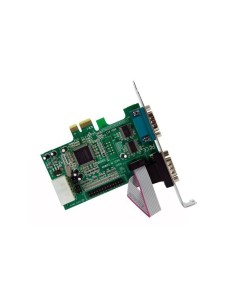 StarTech.com Tarjeta Adaptadora PCI Express de 2 Puertos Serie y 1 Paralelo RS232 UART 16550 Serial 2