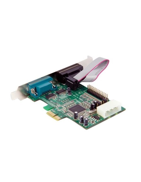 StarTech.com Tarjeta Adaptadora PCI Express de 2 Puertos Serie y 1 Paralelo RS232 UART 16550 Serial StarTech.com Tarjeta Adaptadora PCI Express de 2 Puertos Serie y 1 Paralelo RS232 UART 16550 Serial