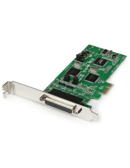 StarTech.com Tarjeta Adaptadora PCI Express PCIe de 4 Puertos Serie Serial Combo RS232 y RS485 RS 422 DB9