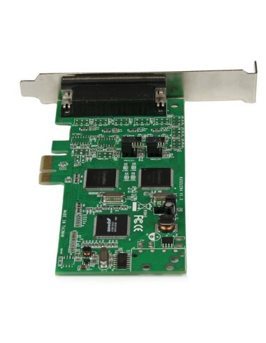 StarTech.com Tarjeta Adaptadora PCI Express PCIe de 4 Puertos Serie Serial Combo RS232 y RS485 RS 422 DB9