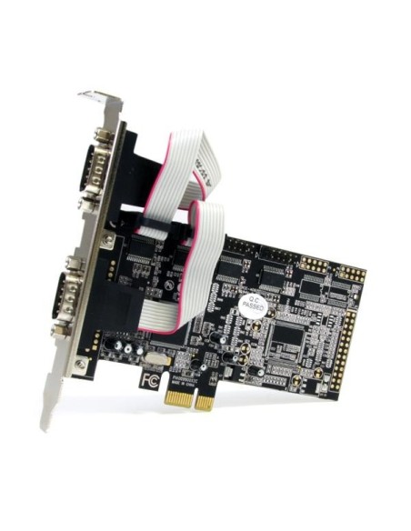 StarTech.com Tarjeta Adaptadora PCI Express PCIe de 4 Puertos Serie RS232 UART 16550 Serial DB9 StarTech.com Tarjeta Adaptadora PCI Express PCIe de 4 Puertos Serie RS232 UART 16550 Serial DB9