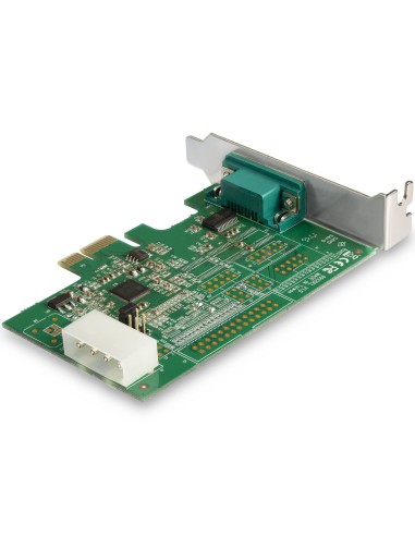 StarTech.com Tarjeta Adaptadora Serie PCI Express RS232 de 4 Puertos - Tarjeta Controladora Serie PCIe RS232 - PCIe a Serie DB9