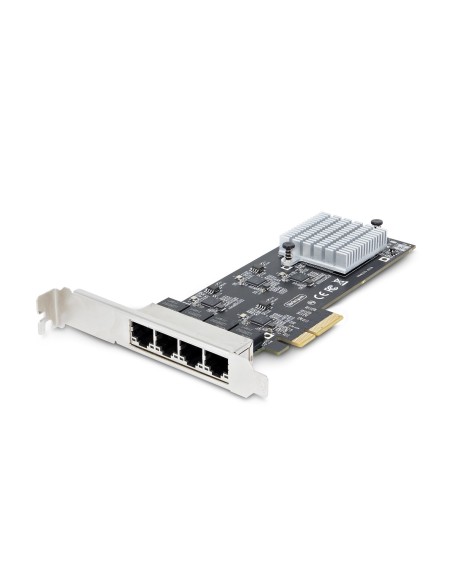 StarTech.com Tarjeta PCI Express de Red Ethernet 4 Puertos NBASE-T 2,5G - NIC I225-V - Tarjeta de Red de 4 Puertos para StarTech.com Tarjeta PCI Express de Red Ethernet 4 Puertos NBASE-T 2,5G - NIC I225-V - Tarjeta de Red de 4 Puertos para