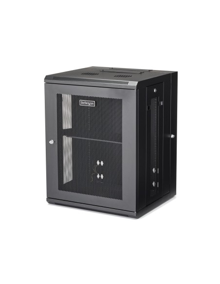 StarTech.com Armario Rack de Pared para Servidores 15U 19" 4 Columnas y Estante 1U - Rack de Servidores de Montaje en Pared con StarTech.com Armario Rack de Pared para Servidores 15U 19" 4 Columnas y Estante 1U - Rack de Servidores de Montaje en Pared con