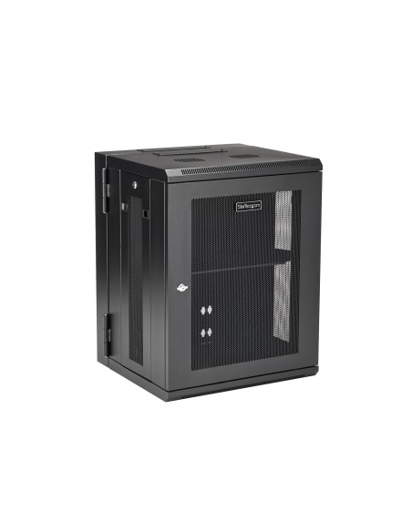 StarTech.com Armario Rack de Pared para Servidores 15U 19" 4 Columnas y Estante 1U - Rack de Servidores de Montaje en Pared con StarTech.com Armario Rack de Pared para Servidores 15U 19" 4 Columnas y Estante 1U - Rack de Servidores de Montaje en Pared con