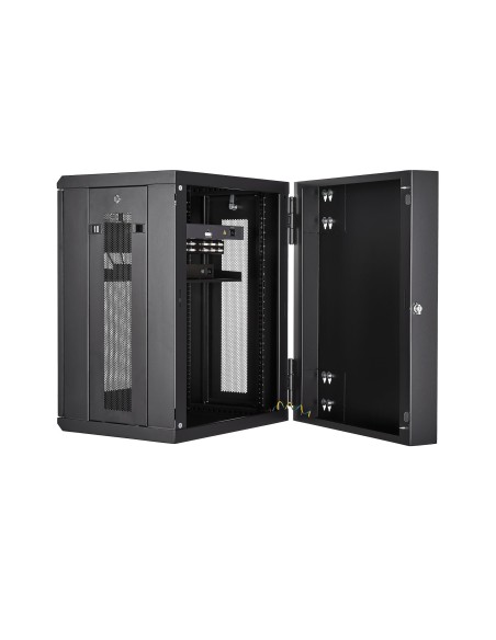 StarTech.com Armario Rack de Pared para Servidores 15U 19" 4 Columnas y Estante 1U - Rack de Servidores de Montaje en Pared con StarTech.com Armario Rack de Pared para Servidores 15U 19" 4 Columnas y Estante 1U - Rack de Servidores de Montaje en Pared con