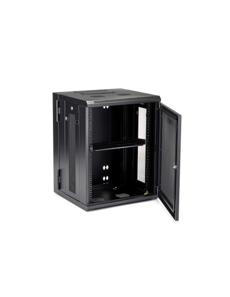 StarTech.com Armario Rack de Pared para Servidores 15U 19" 4 Columnas y Estante 1U - Rack de Servidores de Montaje en Pared con StarTech.com Armario Rack de Pared para Servidores 15U 19" 4 Columnas y Estante 1U - Rack de Servidores de Montaje en Pared con