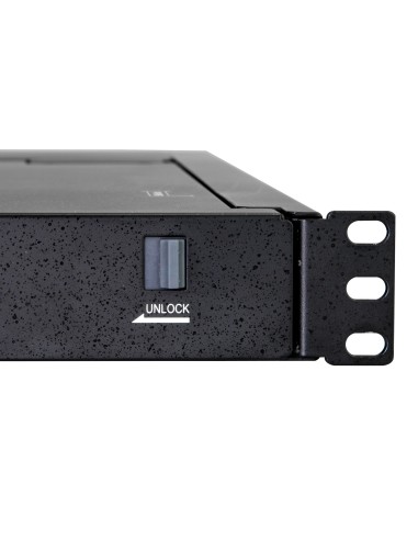 StarTech.com Consola KVM de Montaje en Rack - Teclado QWERTY - KVM para Rack de Servidores de 1 puerto VGA con Monitor LCD de