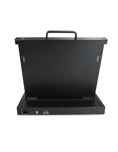 StarTech.com Consola KVM de Montaje en Rack - Teclado QWERTY - KVM para Rack de Servidores de 1 puerto VGA con Monitor LCD de