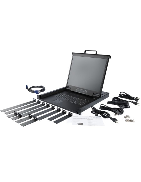 StarTech.com Consola KVM de Montaje en Rack de Servidores - Teclado QWERTY - KVM VGA de 1 Puerto con Monitor LCD de 19" - StarTech.com Consola KVM de Montaje en Rack de Servidores - Teclado QWERTY - KVM VGA de 1 Puerto con Monitor LCD de 19" -