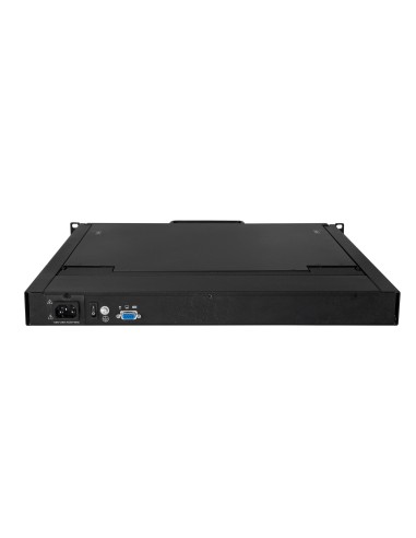 StarTech.com Consola KVM de Montaje en Rack de Servidores - Teclado QWERTY - KVM VGA de 1 Puerto con Monitor LCD de 19" -