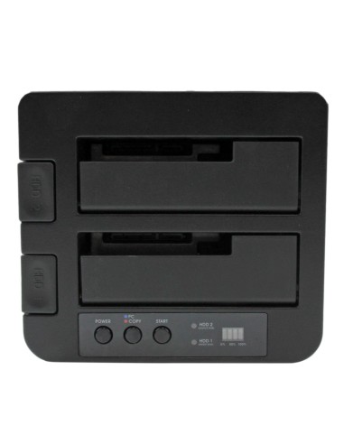 StarTech.com Duplicador USB 3.0 (5Gbps) o eSATA de Discos Duros de 2 Bahías, Independiente, Clonador Copiador de SSD o HDD SATA