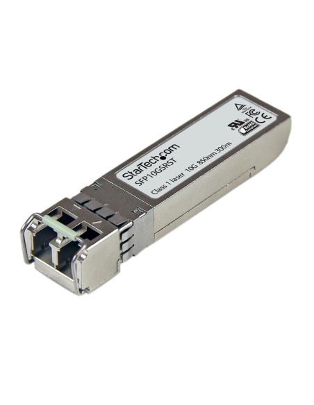 StarTech.com Módulo SFP+ Compatible con Cisco SFP-10G-SR - 10GBASE-SR - Fibra multimodo de 10GbE - SFP+ Ethernet Gigabit 10Gb - StarTech.com Módulo SFP+ Compatible con Cisco SFP-10G-SR - 10GBASE-SR - Fibra multimodo de 10GbE - SFP+ Ethernet Gigabit 10Gb -