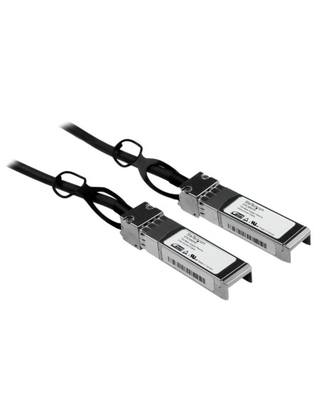 StarTech.com Cable de 1m Twinax Direct Attach SFP+ a SFP+ - 10G Compatible con Cisco SFP-H10GB-CU1M - DAC de Cobre SFP+ 10GbE - StarTech.com Cable de 1m Twinax Direct Attach SFP+ a SFP+ - 10G Compatible con Cisco SFP-H10GB-CU1M - DAC de Cobre SFP+ 10GbE -