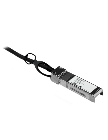 StarTech.com Cable de 1m Twinax Direct Attach SFP+ a SFP+ - 10G Compatible con Cisco SFP-H10GB-CU1M - DAC de Cobre SFP+ 10GbE -