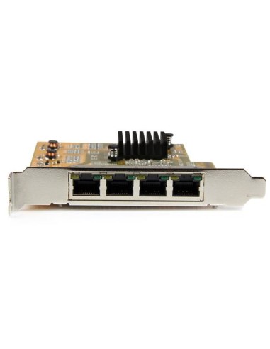 StarTech.com Tarjeta de Red PCI Express Ethernet Gigabit con 4 Puertos RJ45