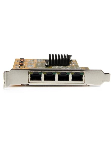 StarTech.com Tarjeta de Red PCI Express Ethernet Gigabit con 4 Puertos RJ45