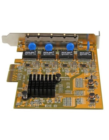 StarTech.com Tarjeta de Red PCI Express Ethernet Gigabit con 4 Puertos RJ45