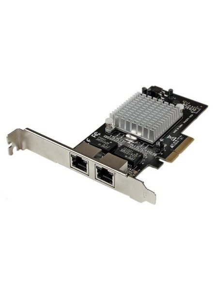 StarTech.com Tarjeta Adaptador de Red PCI Express PCI-E Gigabit Ethernet con 2 Puertos RJ45 Chipset Intel i350 StarTech.com Tarjeta Adaptador de Red PCI Express PCI-E Gigabit Ethernet con 2 Puertos RJ45 Chipset Intel i350
