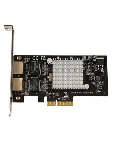 StarTech.com Tarjeta Adaptador de Red PCI Express PCI-E Gigabit Ethernet con 2 Puertos RJ45 Chipset Intel i350 StarTech.com Tarjeta Adaptador de Red PCI Express PCI-E Gigabit Ethernet con 2 Puertos RJ45 Chipset Intel i350