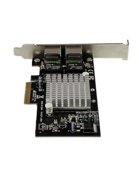 StarTech.com Tarjeta Adaptador de Red PCI Express PCI-E Gigabit Ethernet con 2 Puertos RJ45 Chipset Intel i350 StarTech.com Tarjeta Adaptador de Red PCI Express PCI-E Gigabit Ethernet con 2 Puertos RJ45 Chipset Intel i350