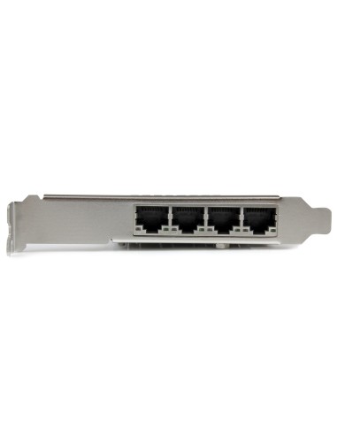 StarTech.com Tarjeta de Red PCI Express Ethernet Gigabit con 4 Puertos RJ45 Chipset Intel i350