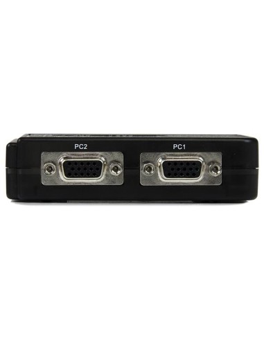 StarTech.com Juego de Conmutador KVM de 2 puertos con todo incluido - USB - Audio y Vídeo VGA