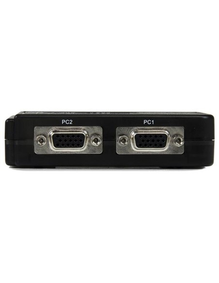 StarTech.com Juego de Conmutador KVM de 2 puertos con todo incluido - USB - Audio y Vídeo VGA StarTech.com Juego de Conmutador KVM de 2 puertos con todo incluido - USB - Audio y Vídeo VGA