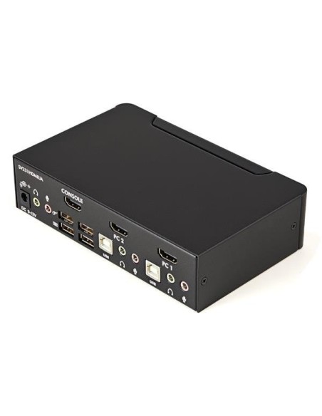 StarTech.com Conmutador Switch KVM 2 puertos HDMI con Hub Concentrador USB 2.0 Audio - 1920x1200 StarTech.com Conmutador Switch KVM 2 puertos HDMI con Hub Concentrador USB 2.0 Audio - 1920x1200