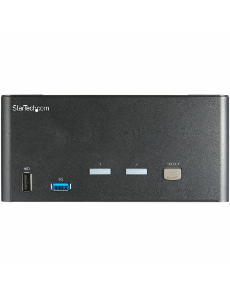StarTech.com Switch Conmutador KVM de 2 Puertos DisplayPort 4K para 3 Monitores - Vídeo de 4K y 60Hz Ultra HD - HDR - Hub StarTech.com Switch Conmutador KVM de 2 Puertos DisplayPort 4K para 3 Monitores - Vídeo de 4K y 60Hz Ultra HD - HDR - Hub