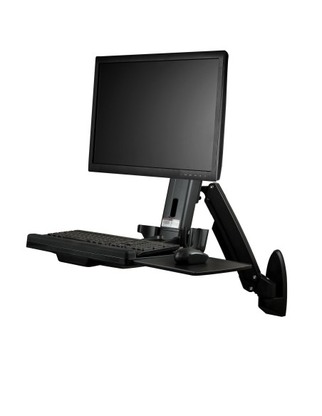 StarTech.com Estación de Trabajo de Pie y Sentado para Montaje en Pared - Para Un Monitor de hasta 24 Pulgadas - Escritorio StarTech.com Estación de Trabajo de Pie y Sentado para Montaje en Pared - Para Un Monitor de hasta 24 Pulgadas - Escritorio