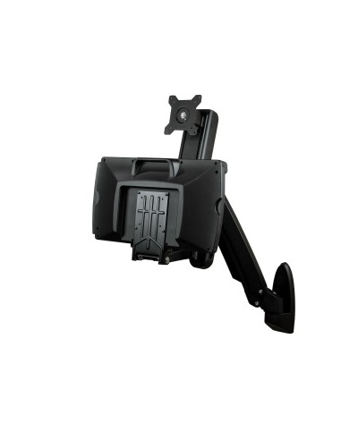 StarTech.com Estación de Trabajo de Pie y Sentado para Montaje en Pared - Para Un Monitor de hasta 24 Pulgadas - Escritorio
