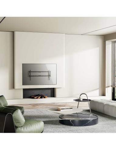 AISENS Soporte ECO Ultra Delgado para Monitor Tv 75Kg de 43-90, Negro