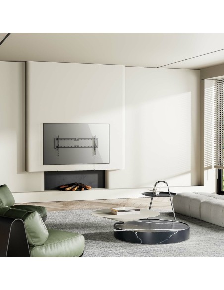 AISENS Soporte ECO Ultra Delgado para Monitor Tv 75Kg de 43-90, Negro