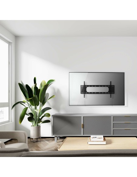 AISENS Soporte ECO Ultra Delgado para Monitor Tv 80Kg de 43-90, Negro AISENS Soporte ECO Ultra Delgado para Monitor Tv 80Kg de 43-90, Negro