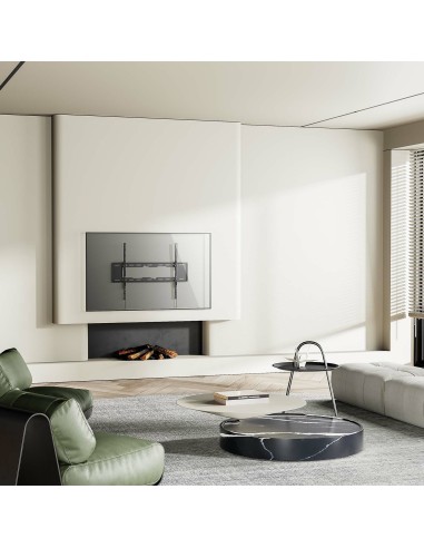 AISENS Soporte ECO Inclinable para Monitor TV 50Kg de 55-90, Negro