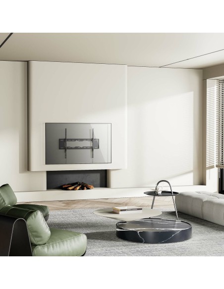 AISENS Soporte ECO Inclinable para Monitor TV 50Kg de 55-90, Negro