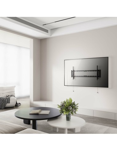 AISENS Soporte ECO Inclinable para Monitor Tv 75Kg de 43-90, Negro