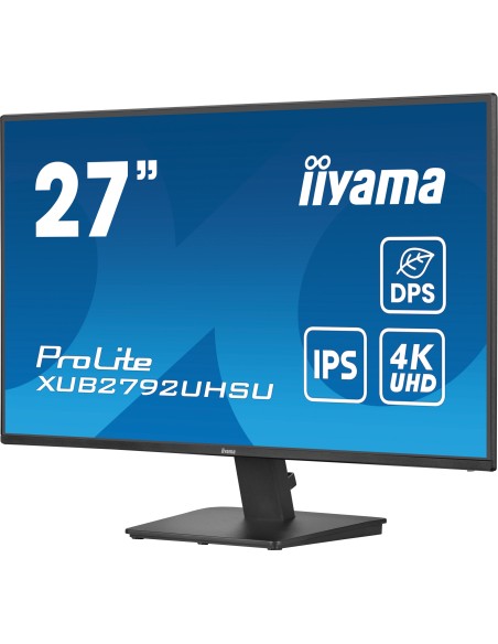 iiyama ProLite XU2792UHSU-B6 pantalla para PC 68,6 cm (27") 3840 x 2160 Pixeles 4K Ultra HD LED Negro iiyama ProLite XU2792UHSU-B6 pantalla para PC 68,6 cm (27") 3840 x 2160 Pixeles 4K Ultra HD LED Negro
