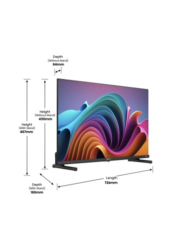 Hisense 32A5NQ Televisor 81,3 cm (32") Full HD Smart TV Wifi Negro 220 cd   m²