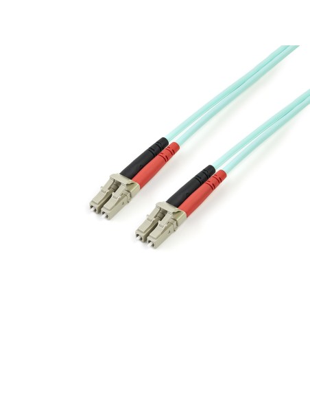 StarTech.com Cable de 3m de Fibra Óptica Multimodo LC UPC a LC UPC OM4 - 50 125µm - Fibra LOMMF VCSEL - Redes de 100G - Cable StarTech.com Cable de 3m de Fibra Óptica Multimodo LC UPC a LC UPC OM4 - 50 125µm - Fibra LOMMF VCSEL - Redes de 100G - Cable