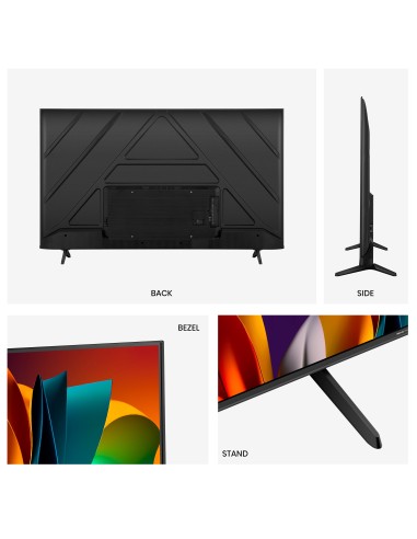 Hisense 55A6N Televisor 139,7 cm (55") 4K Ultra HD Smart TV Wifi Negro 300 cd   m²