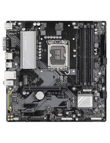 GIGABYTE B760M D3HP DDR4 - Compatible con CPUs Intel Core de 14ª generación, VRM Digital 4+1+1 fases, hasta 5333MHz DDR4 (OC),