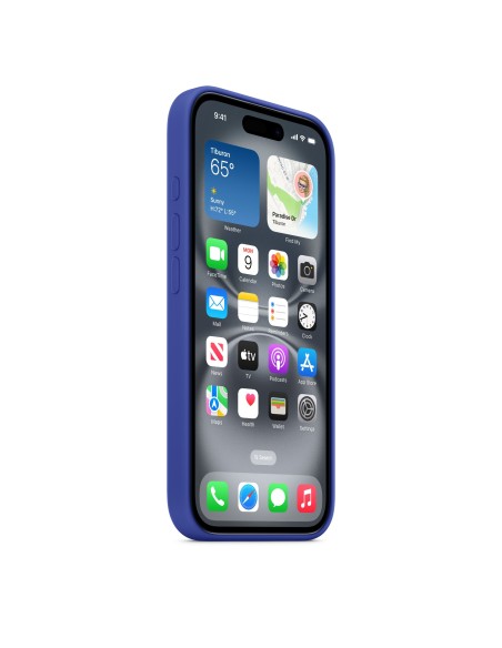 Apple Funda de silicona con MagSafe para el iPhone 16 - Azul ultramar
